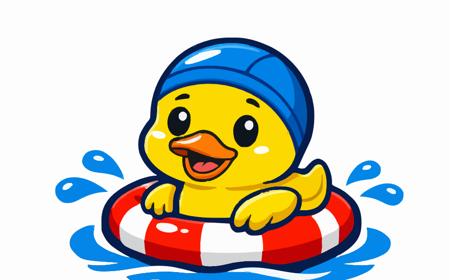 Káčatko logo - kurzy plávania pre deti